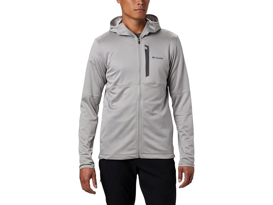 Columbia Men's Tech Trail Full Zip Hoodie Polyester Columbia Gray