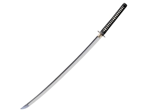 Cold Steel Warrior Series O Katana Sword 36" Clip Point 1060 Carbon Satin Blade Ray Ski...