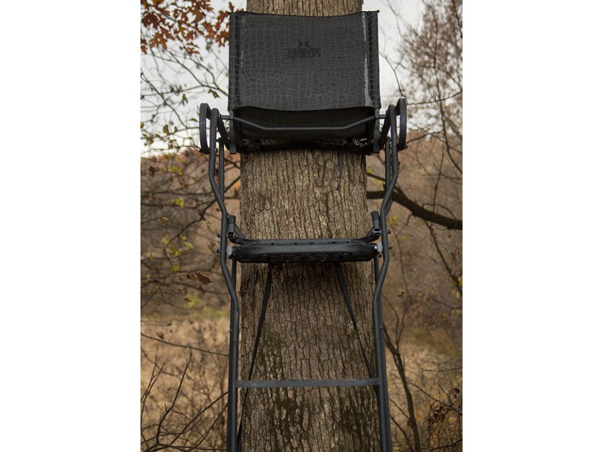 Hawk 19' Contender Ladder Treestand Steel Black