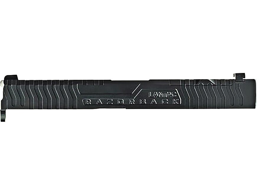 Lantac Razorback 17 LANTAC Razorback Slide Assembly Glock 17 Gen 1, 2, 3 SS Black