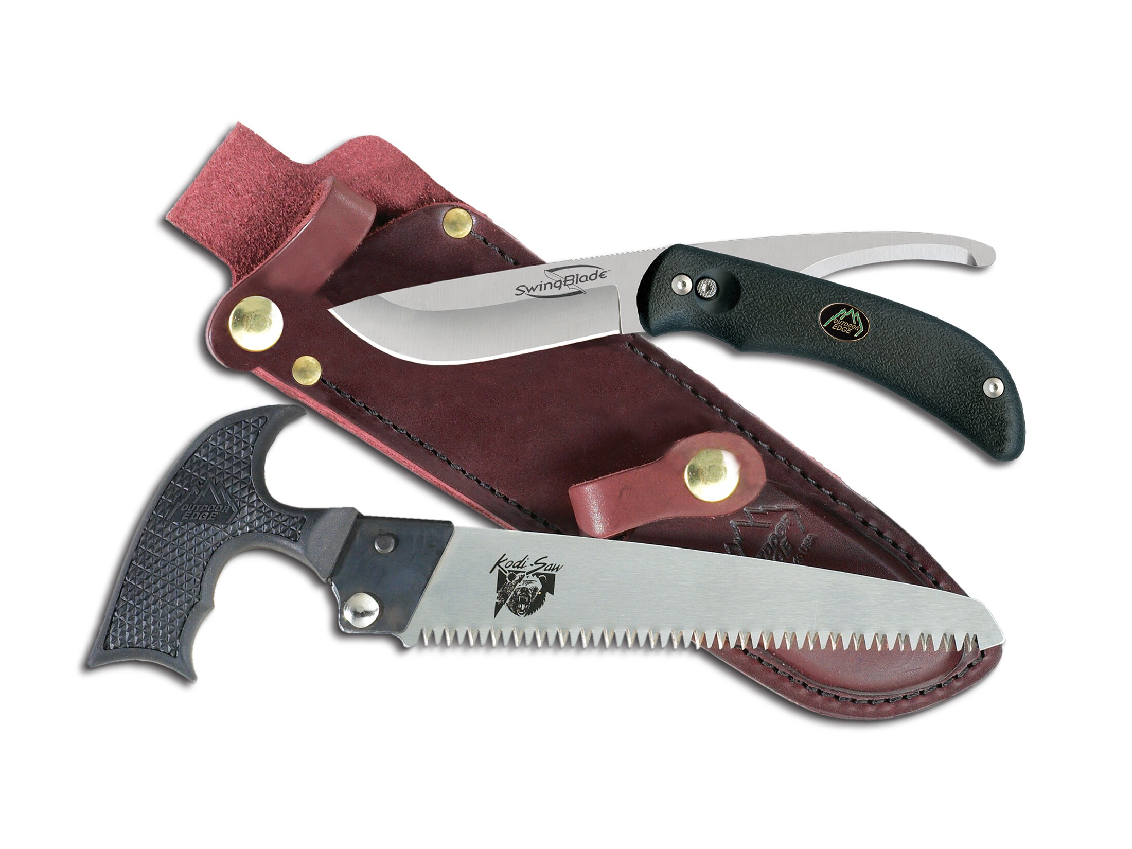 Outdoor Edge Flip N' Saw - 7" Folding Hunting Saw With Aluminum Handle