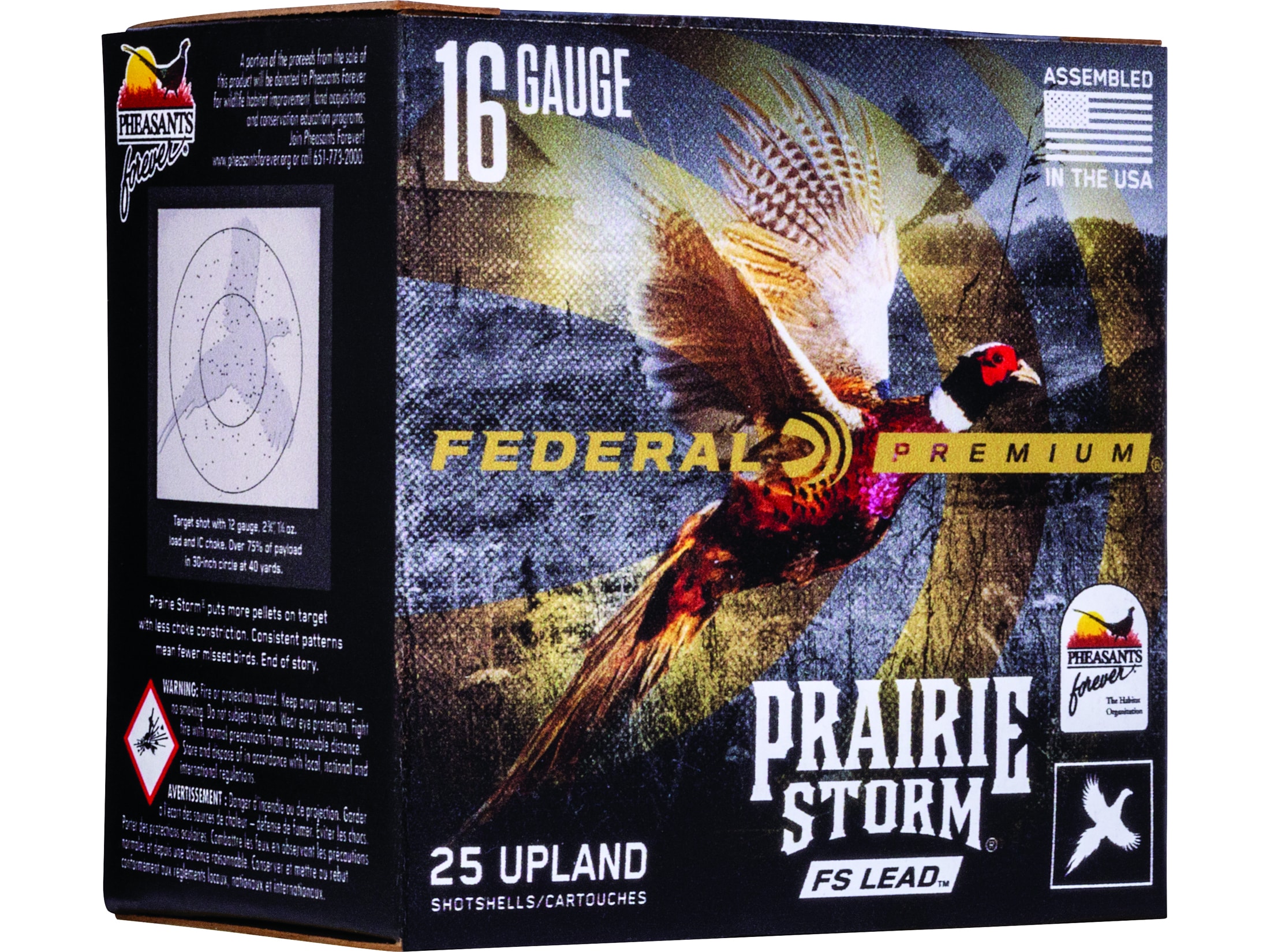 Federal Premium Prairie Storm 16 Ga Ammo 2-3/4 #6 Copper Plated Lead