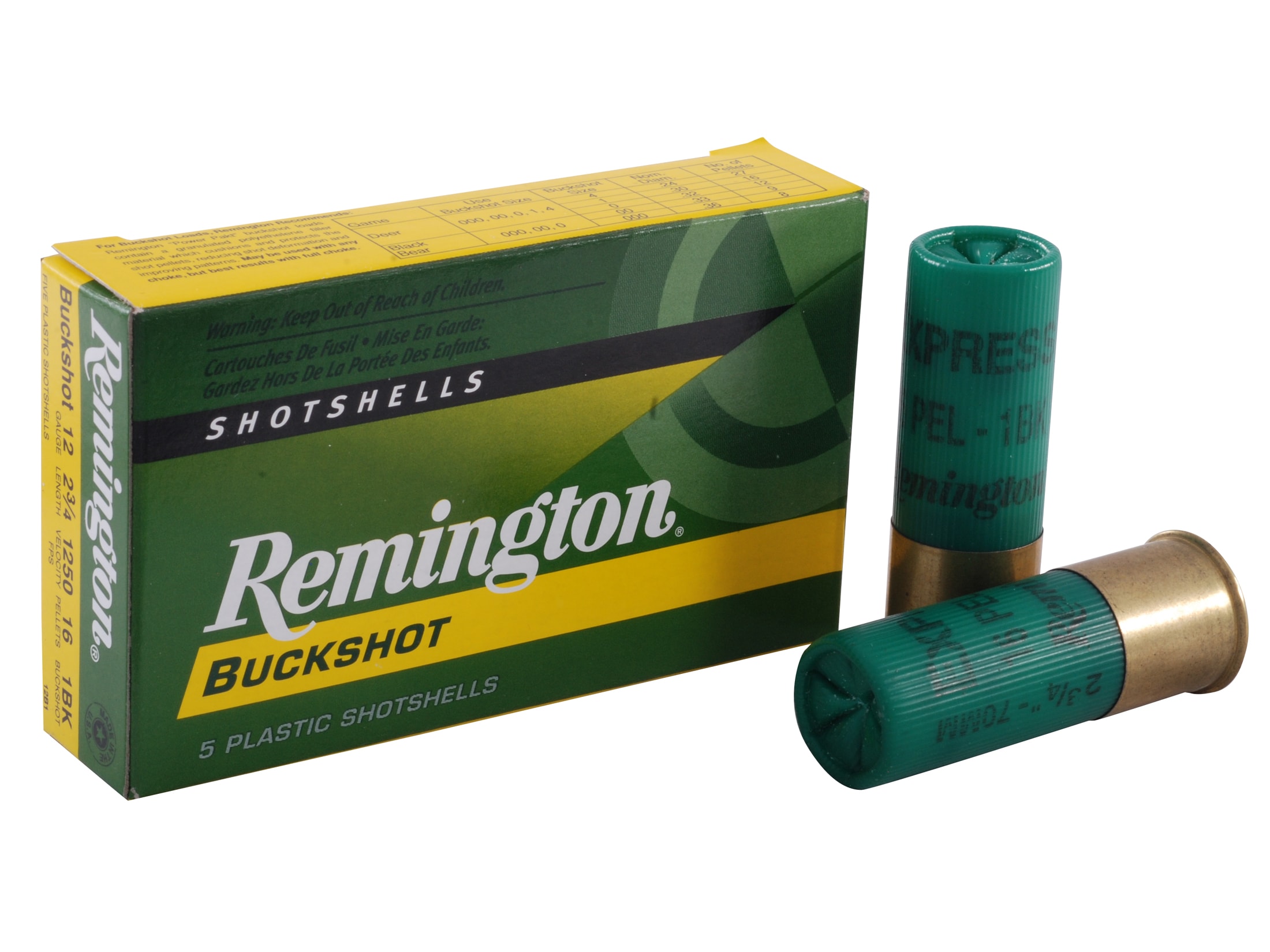 Remington Express Ammo Ga Buckshot Pellets Case Of