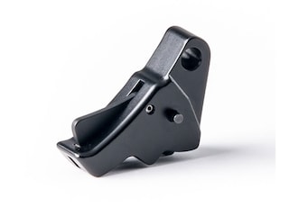 Glock Factory Extended Slide Stop Release with Spring Glock 17, 17L, 34 (2 pin model) Steel Blue