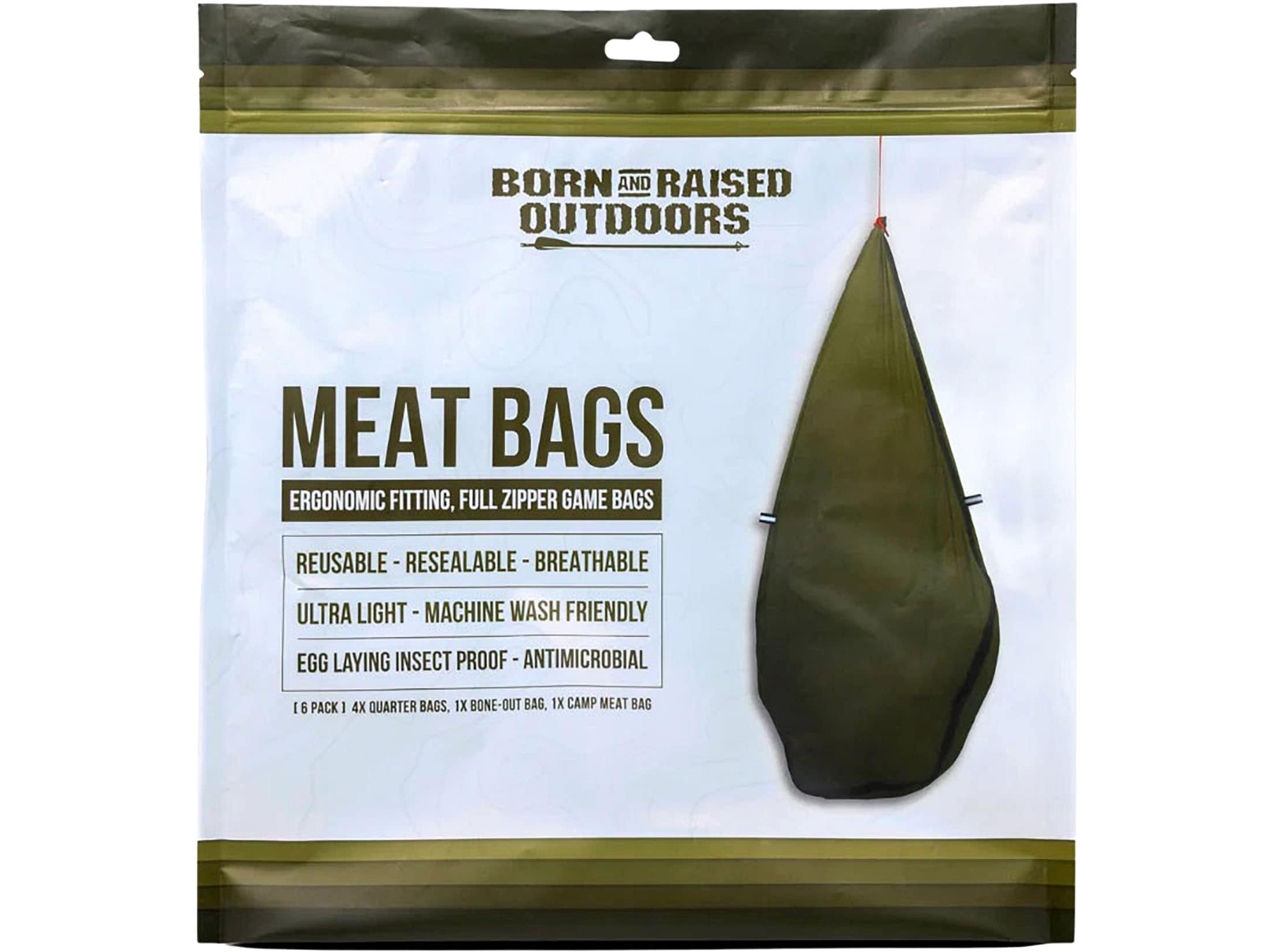 Born Raised Outdoors Meat Bags Set 6PK
