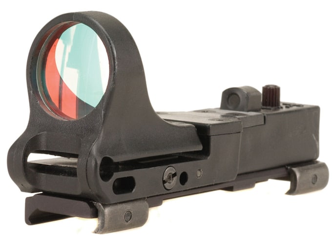 C-More Railway Reflex Red Dot Sight 8 MOA Red Dot with Integral Picatinny Mount Polymer Matte Black