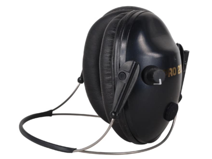 Pro Ears Pro 200 BehindtheHead Electronic Earmuffs (NRR 19 dB) Black