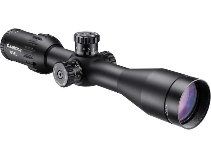 Barska Level Rifle Scope 30mm Tube 1.5-6x 44mm Illuminated MOA Dot Reticle Matte Black
