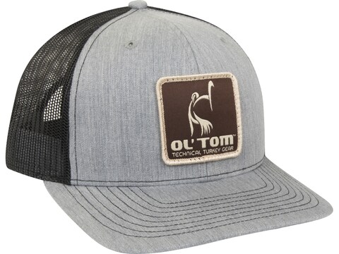 Ol' Tom Men's Mesh Back Cap Polyester/Cotton Olive/Black