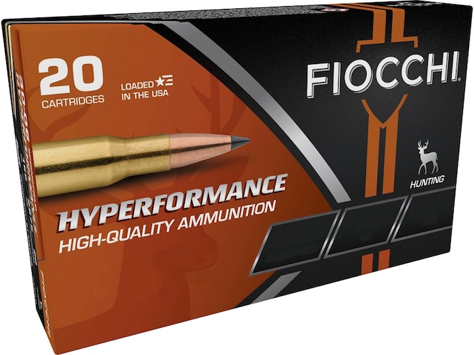 Fiocchi Hyperformance Hunt 308 Winchester Ammo 168 Grain Barnes Tipped Triple-Shock X Polymer Tip Box of 20