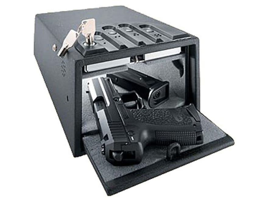 GunVault Deluxe MiniVault Personal Safe Electronic Lock Black