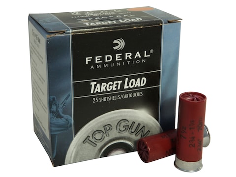 Federal Top Gun Lite Ammunition 12 Gauge 2-3/4" 1-1/8 oz #7-1/2 Shot