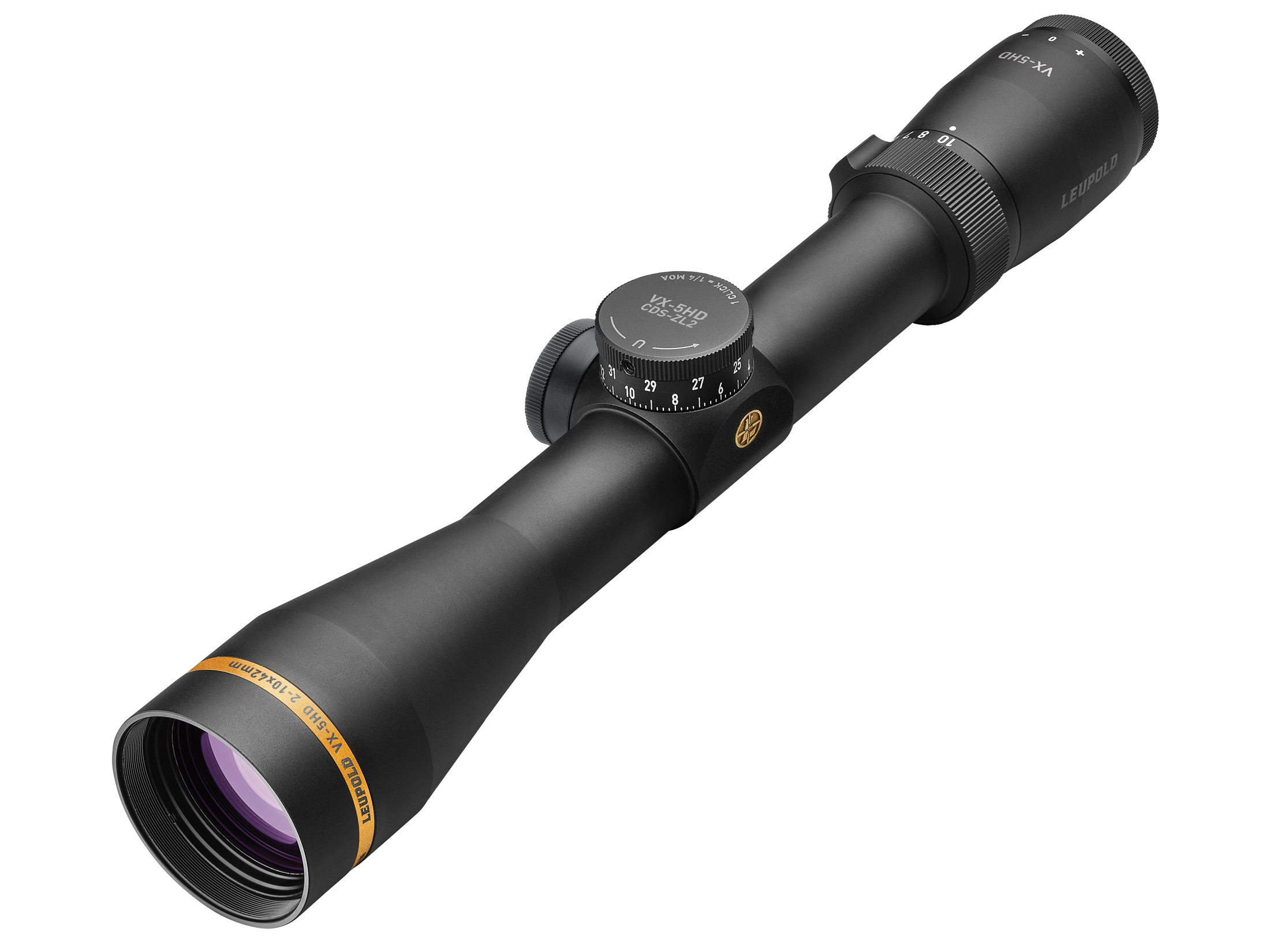 Leupold VX-5HD CDS-ZL2 Rifle Scope 30mm Tube 2-10x 42mm Duplex Reticle