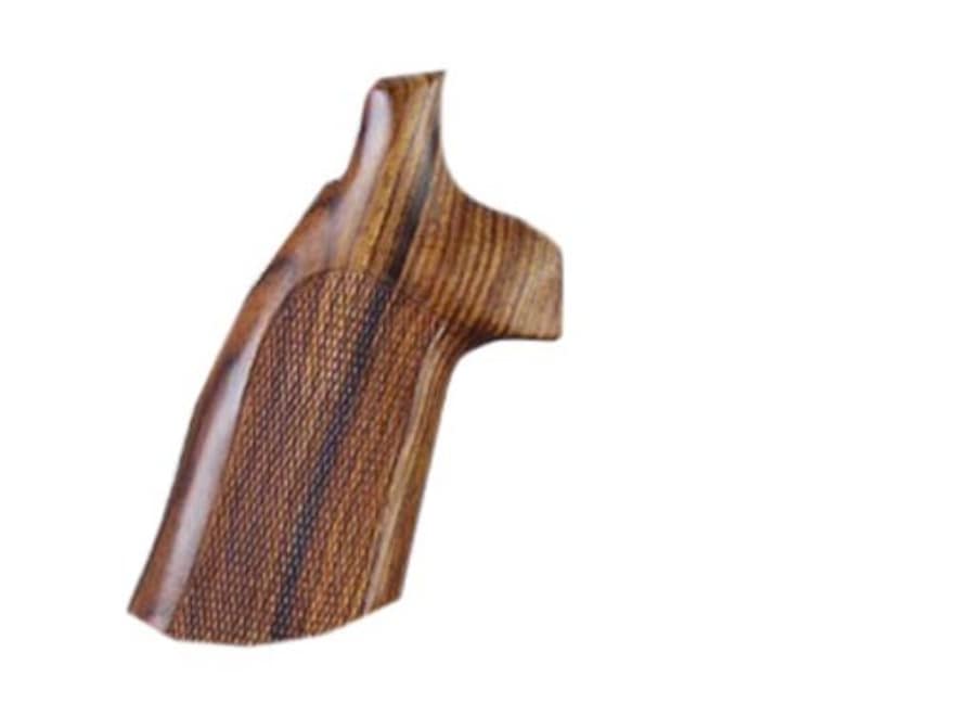Hogue Fancy Hardwood Grips Ruger Speed Six Checkered Cocobolo