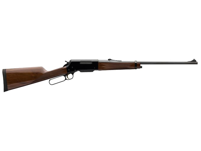 Browning BLR Lightweight 81 Lever Action Rifle 243 Winchester 20" Blued Threaded Barrel Blued Frame Walnut Straight Grip Stock