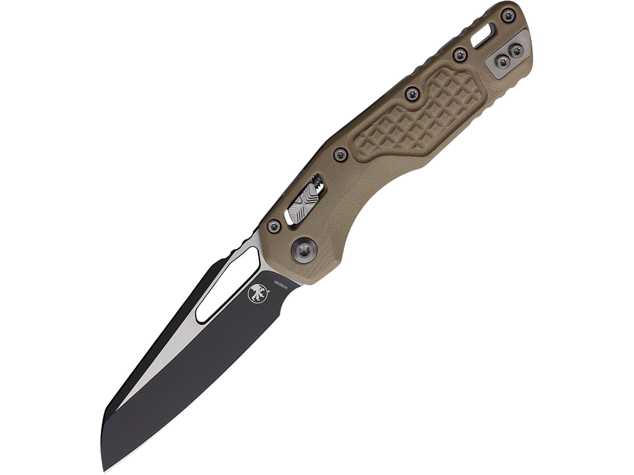 Microtech MSI Pocket Knife 3.88 Fully Serrated Sheepsfoot Bohler