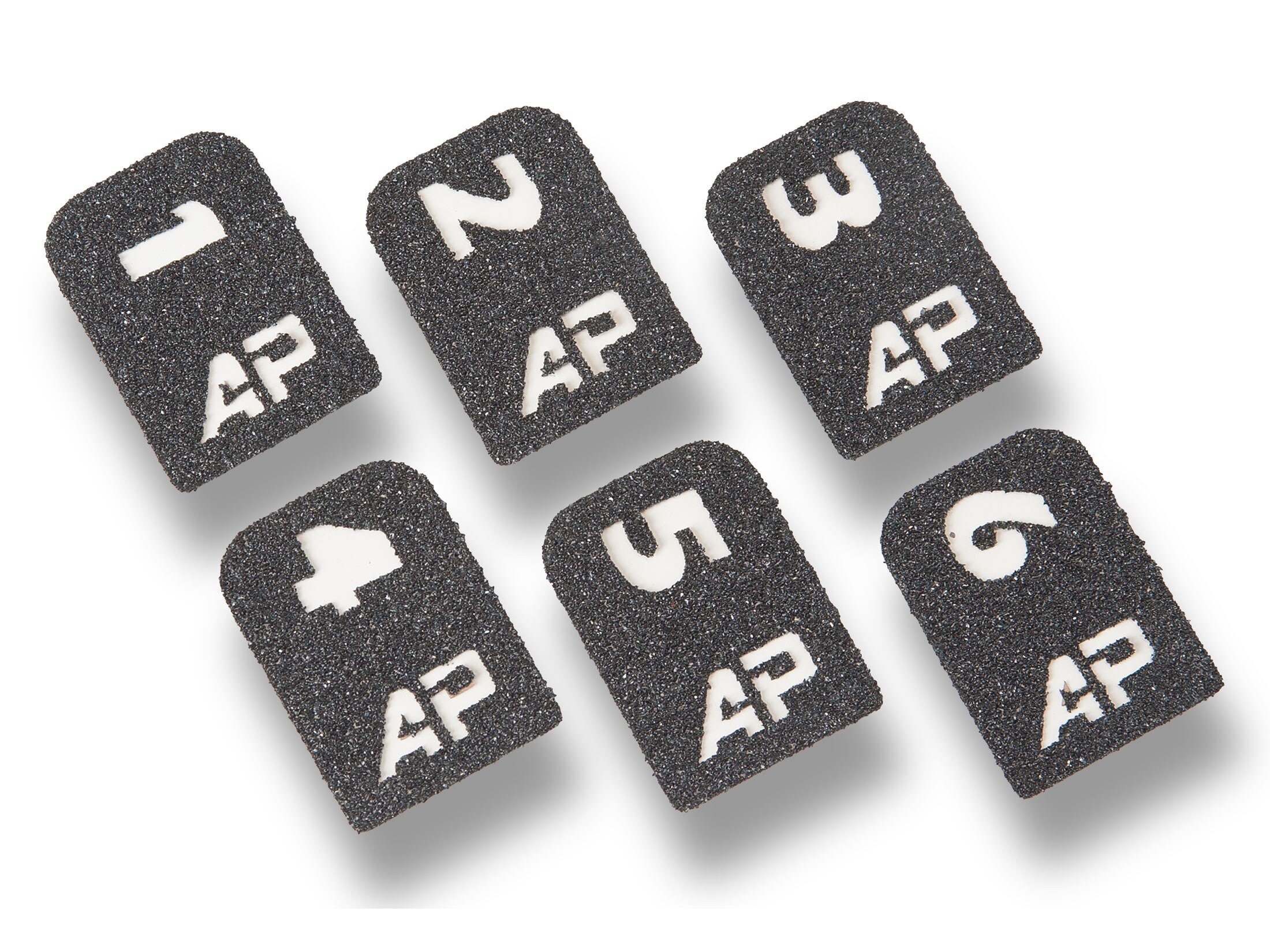 AP Customs Mag ID Grip Tape Universal Pistol Pack of 6 Black