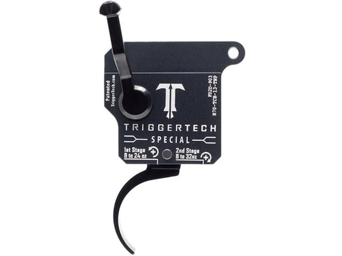 TriggerTech Special Two Stage Trigger for Remington 700 Pro Curved Black