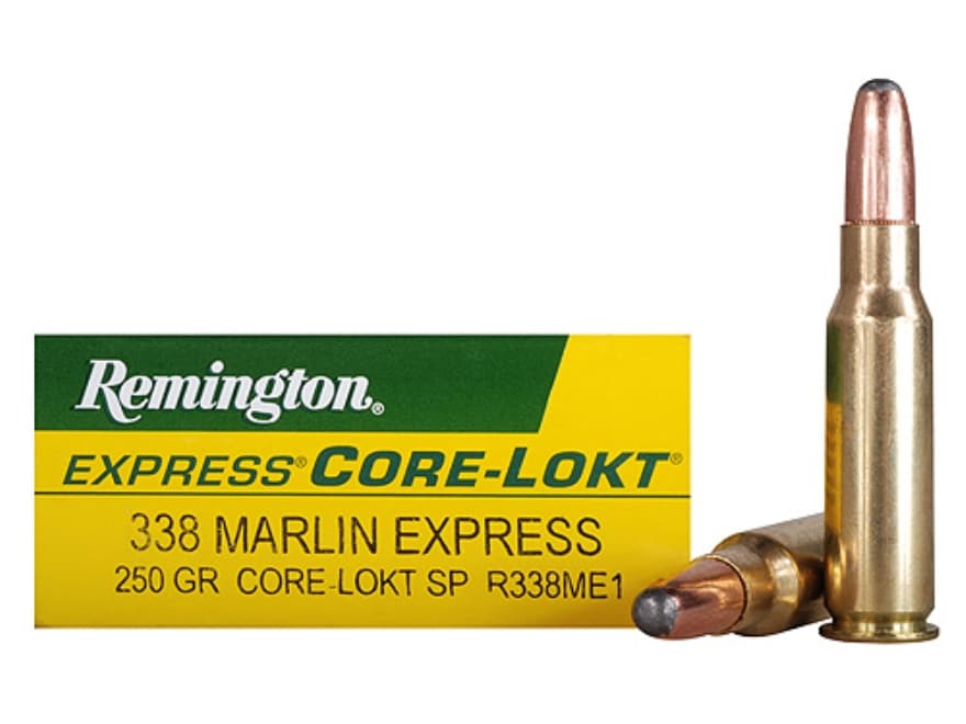 Remington Premier 338 Marlin Express Ammo 250 Grain Soft Point Box Of