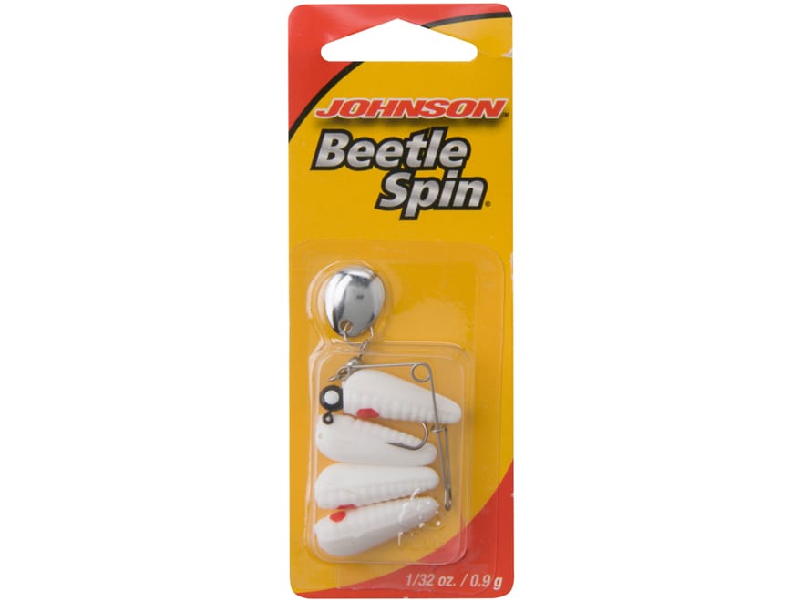 ペーター　ジャスミン　ミッチェル　ロボ　ジャック　ビンタ Johnson Beetle Spin 1/8oz Black/Yellow Stripe Nickel
