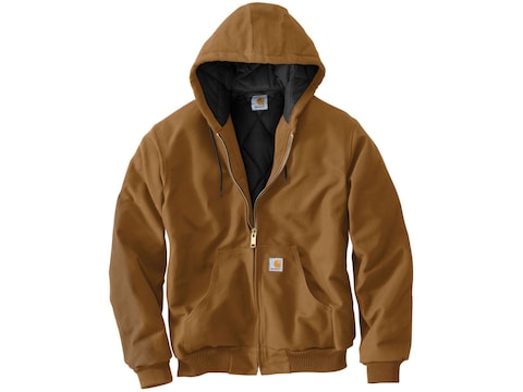 Carhartt Men's Quilted Flannel Lined Duck Active Jacket Cotton