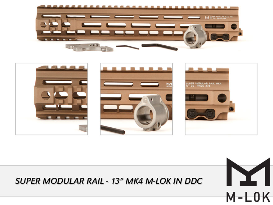 Geissele Super Modular MK4 AR-15 Customizable Handguard