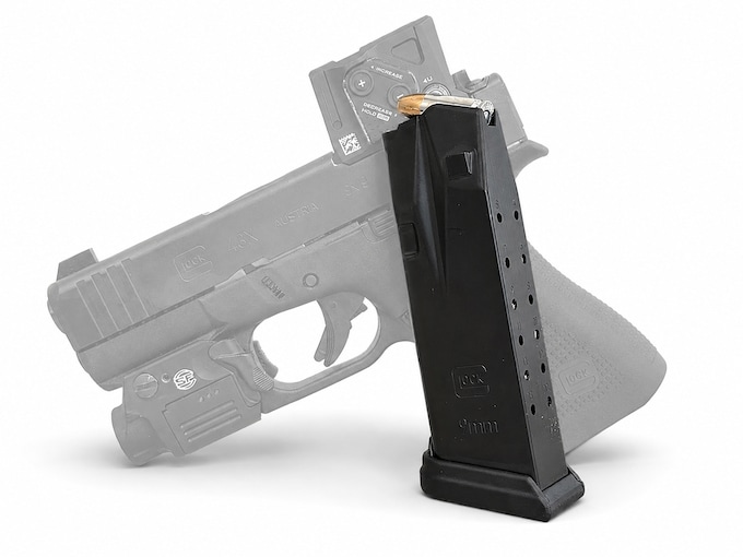 Glock 43X, 48 Magazine 9mm Luger 15-Round Steel