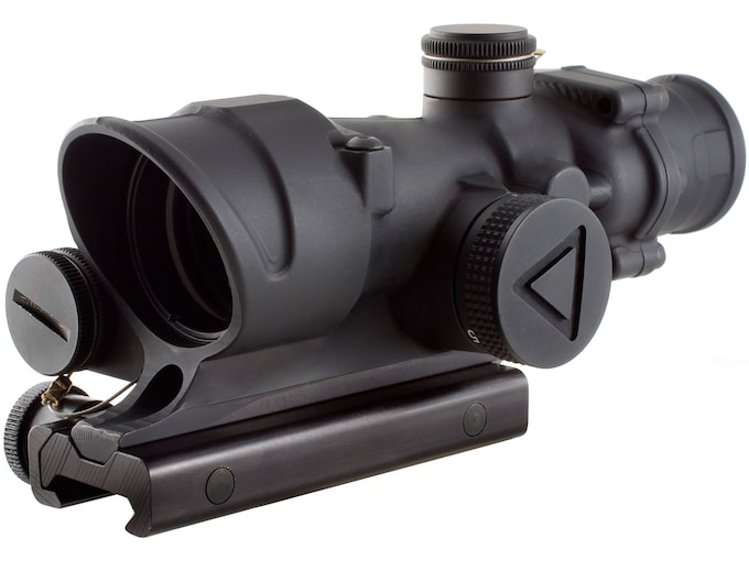 Trijicon ACOG TA02 BAC Rifle Scope 4x 32mm Battery LED Illuminated Red Crosshair 300 BLK Ballistic Reticle with TA51 Flattop Mount Matte