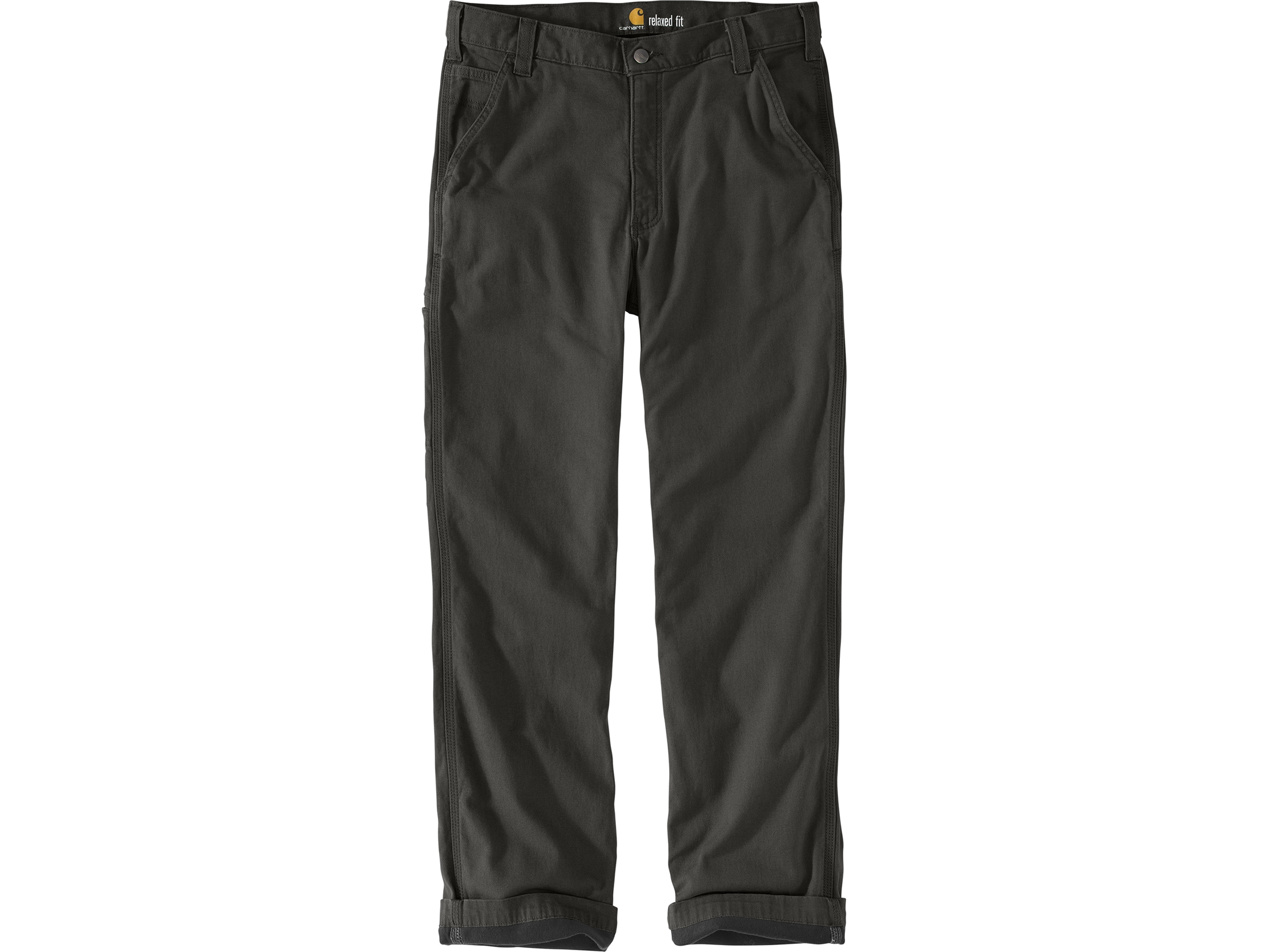 Carhartt Men's Rugged Flex Relaxed Fit Canvas Flannel Lined Work Pants