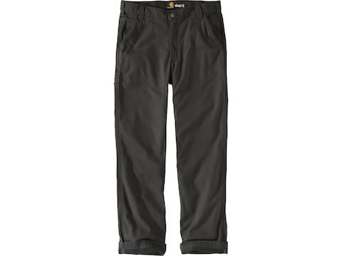 Carhartt Men's Rugged Flex Relaxed Fit Canvas Flannel Lined Work Pants