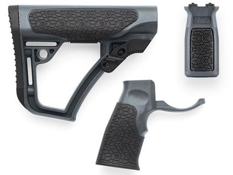 Daniel Defense Collapsible Stock, Pistol Grip, KeyMod Vertical Foregrip Combo Kit Mil-S...