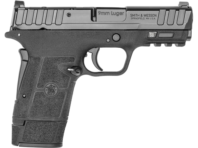 Smith & Wesson Equalizer 9mm Luger Pistol 3.675″ Barrel 15+1 Round Armornite Slide Black Grip Matte Black Frame