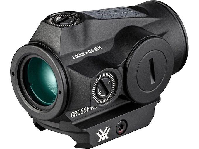 Vortex Optics Crossfire II Solar Red Dot Sight 1x 2 MOA Dot with Picatinny Mount Matte Black