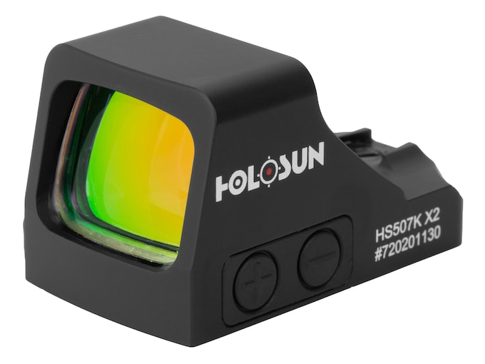 Holosun HE507K-X2 Reflex Red Dot Sight 1x Selectable Green Reticle Matte Black