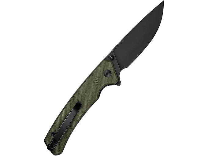 CIVIVI Merit Pocket Knife 3.28″ Drop Point Sandvik 14C28N Black Stonewash Blade G-10 Handle OD Green