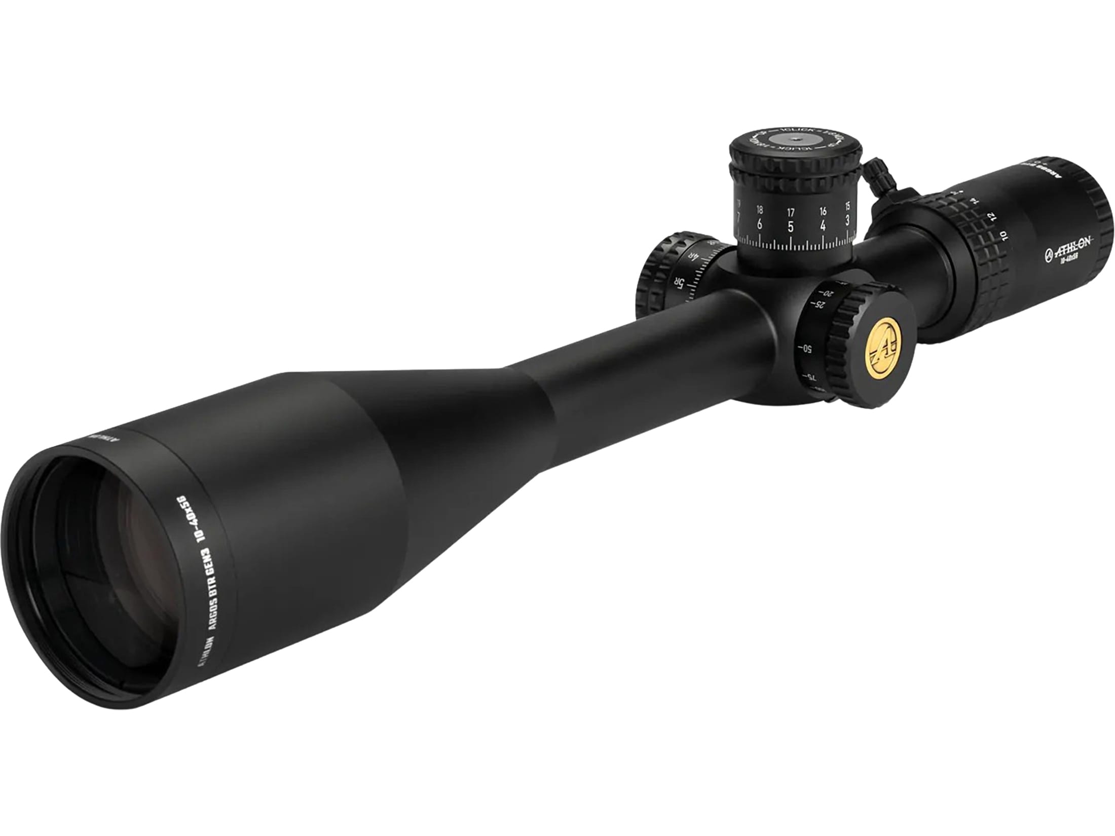 Athlon Optics Argos BTR Gen 3 Rifle Scope 30mm Tube 10-40x 56mm ABLR4 MOA Reticle Black- Blemished