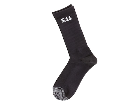 5.11 Men's Medium Weight 6" Crew Socks Polymer 3 Pairs