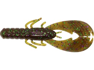 x Zone Lures Muscle Back Craw Black Blue Flake / 4