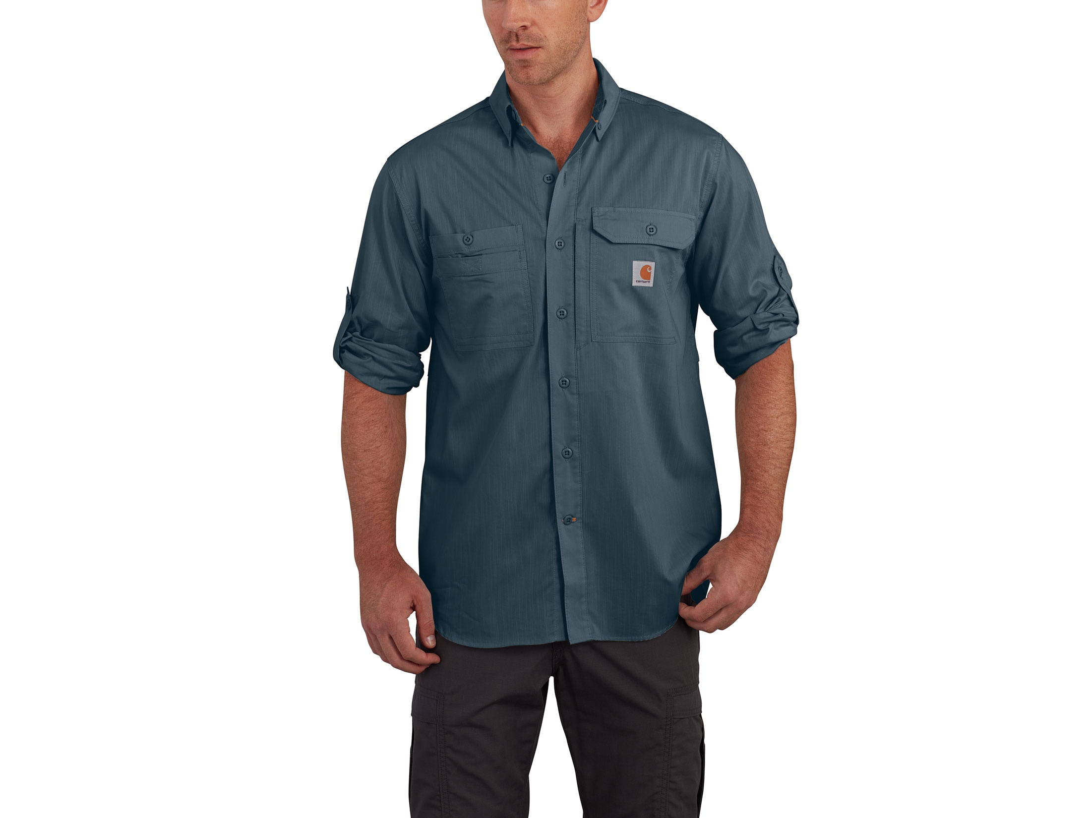 carhartt force button down shirts