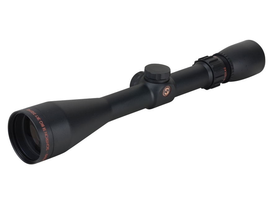 Sightron SII Big Sky Rifle Scope 3-12x 42mm Mil Dot Reticle Matte