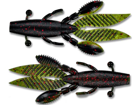 GARY YAMAMOTO FLAPPIN HOG LG GREEN PUMPKIN FLH-05-952 5 PZ SPINNING BLACK BASS