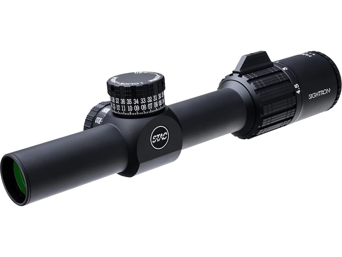 Sightron S-TAC SR1 Service Rifle Scope 1-4.5x 24mm SR1 Reticle Matte Black