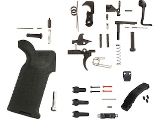 AR-STONER Competition Lower Parts Kit with Magpul Bad Lever, Magazine Release Button, Trigger Guard and Grip