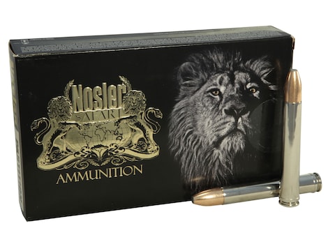 Nosler Safari Ammunition 458 Winchester Magnum 500 Grain Partition Box of 20