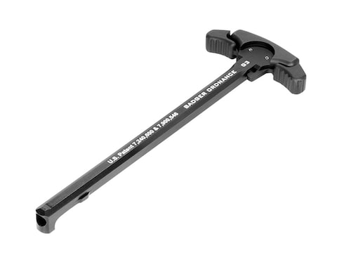 Badger Ordnance Gen 3 Ambidextrous Charging Handle Assembly AR-10, LR-308 Aluminum Black
