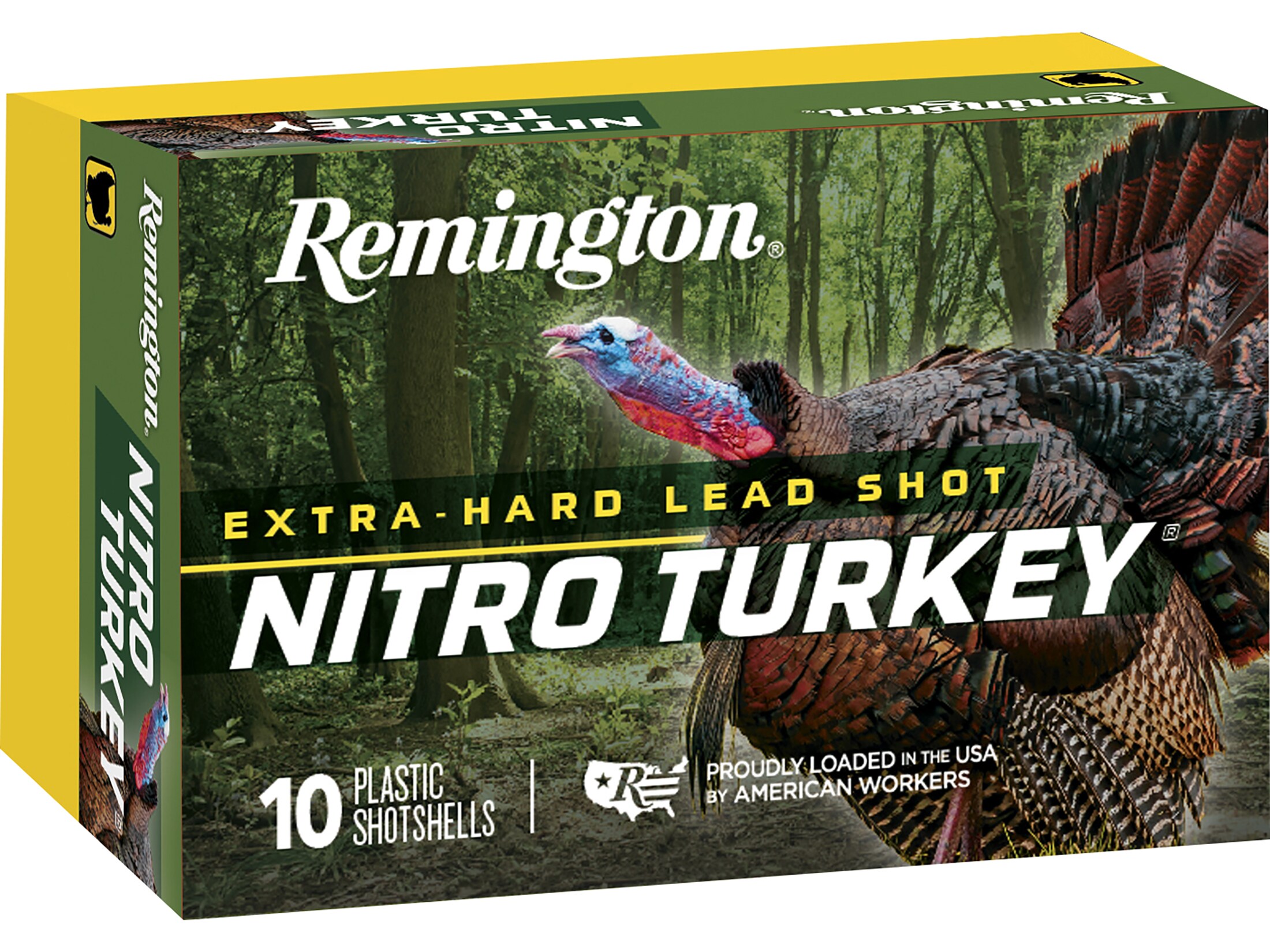 Remington Nitro Turkey 12 Ga Ammo 3 #4 Lead Shot 1-7/8oz Box of 10