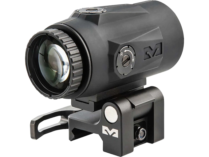 Meprolight MMX4 Micro 4x Magnifier with Flip Mount Matte Black