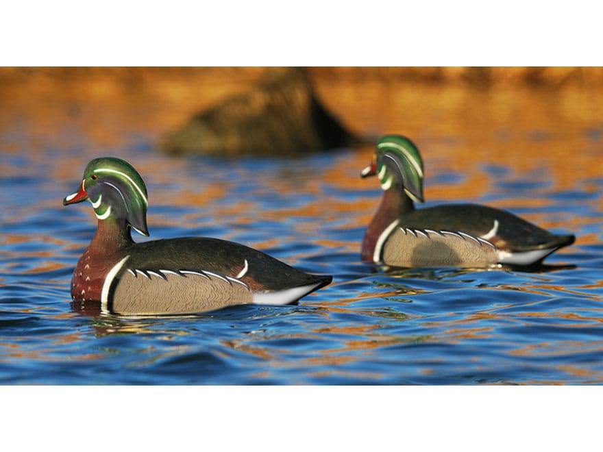 GHG LifeSize Wood Duck Decoy 6PK