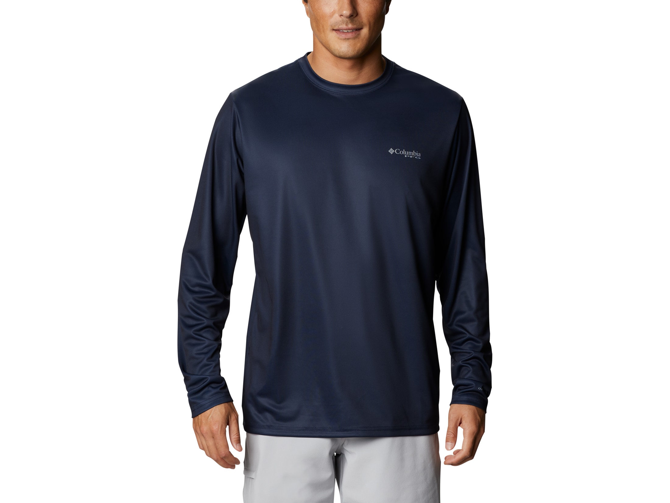 Columbia Terminal Tackle Chemise à manches longues pour homme, betterave/logo blanc, taille S