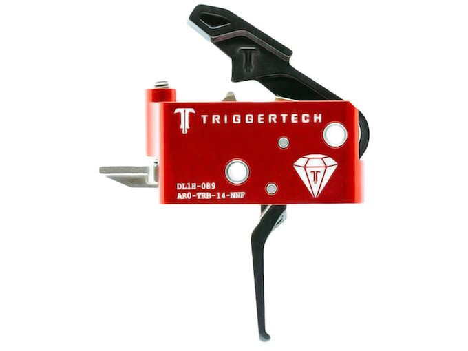 TriggerTech AR Diamond AR-15, AR-10 Two Stage Trigger Flat Black